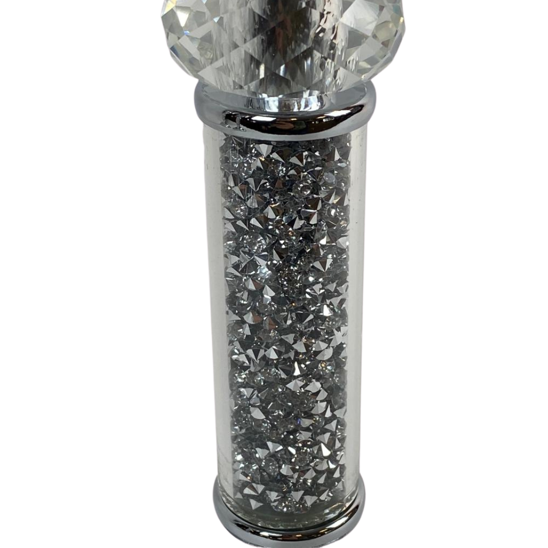 Kandelaar Blitz - Middel - Zilver - H40 cm