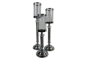 3-delige Kandelaar set Blitz - 35 cm, 40 cm en 45 cm