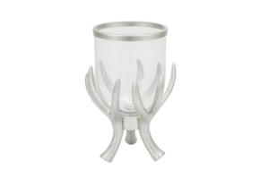 Waxinelichthouder Saturnus - Zilver