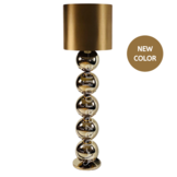 Bollenlamp - Sepia - Vloerlamp - Ronde Voet - brede bollen