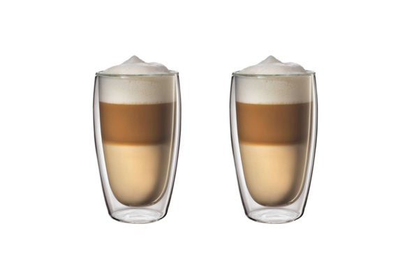 Dubbelwandige glazen 450 ml - 2 stuks