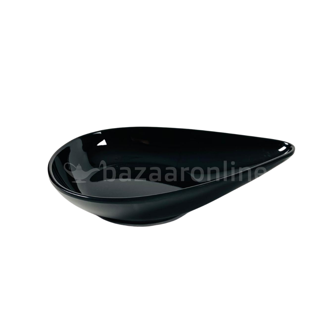 Melamine set met 8 schaaltjes  - zwart