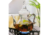 Theepot glas 1.8 liter - hittebestendig