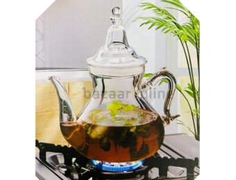 Theepot glas 1.8 liter - hittebestendig