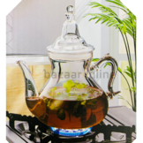 Theepot glas 0.8 liter - hittebestendig