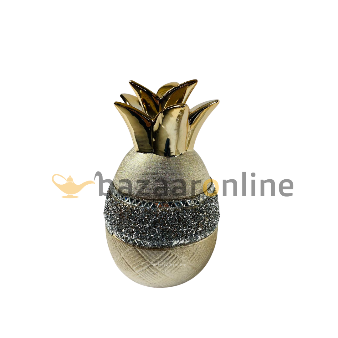 Decoratieset Pineapple - 3 delig - goud