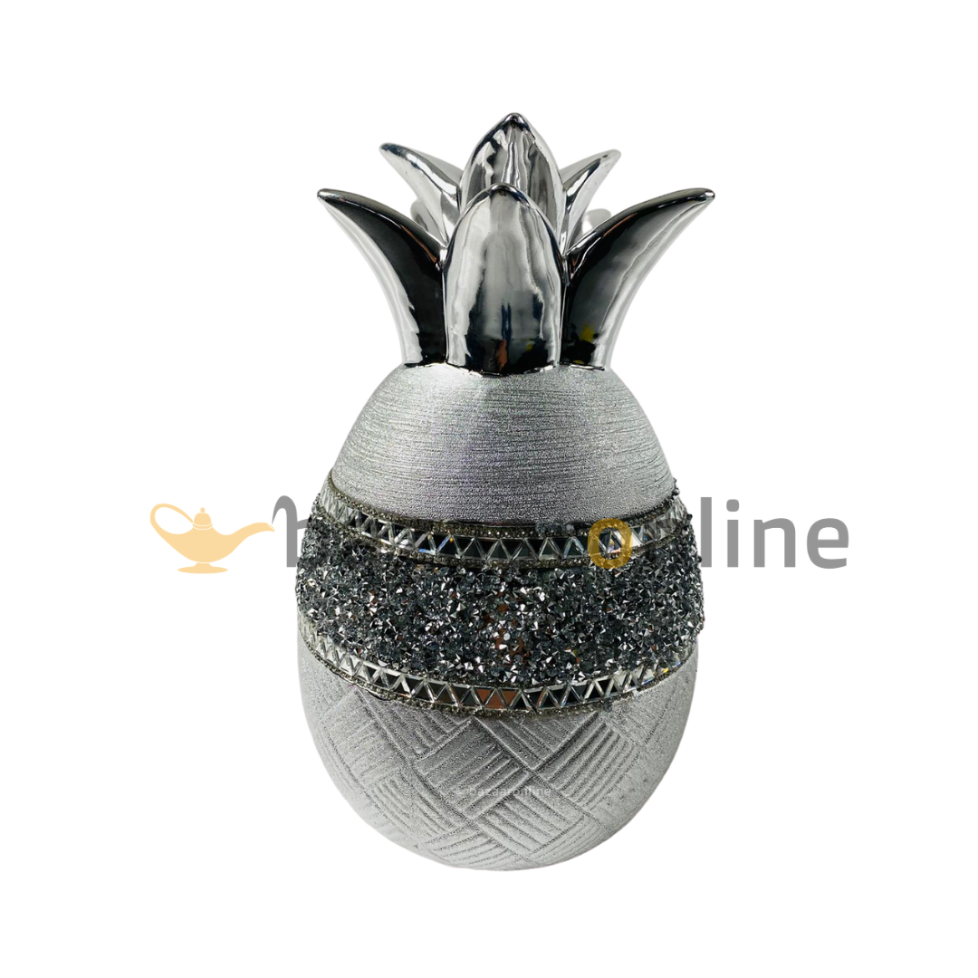 Decoratieset Pineapple - 3 delig - zilver