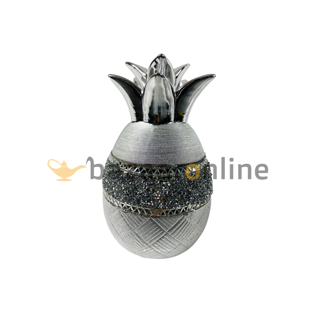 Decoratieset Pineapple - 3 delig - zilver