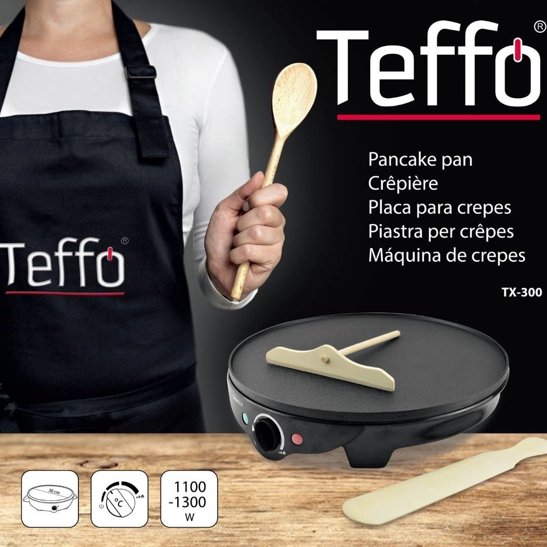 Teffo Crêpes maker - anti-aanbaklaag