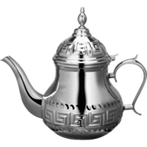 Marokkaanse Theepot Nador 1.6 Liter Zilver - Roestvrij staal