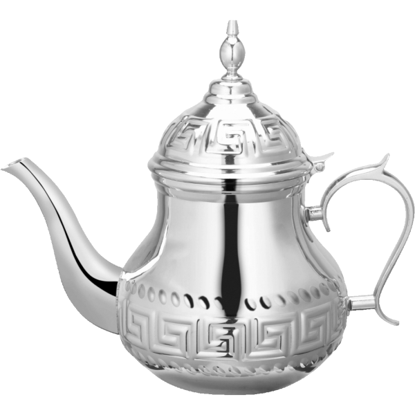 Marokkaanse Theepot Nador 1.6 Liter Zilver - Roestvrij staal