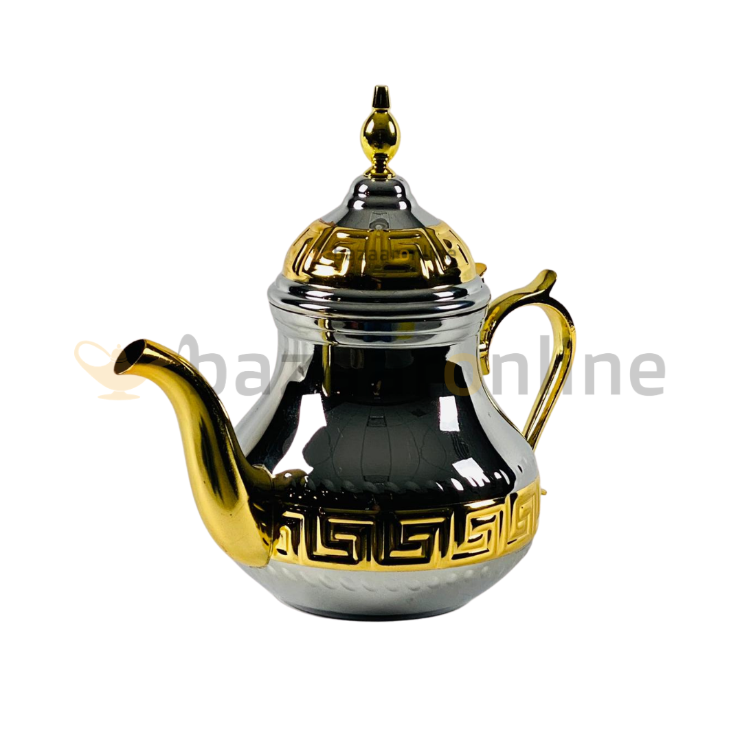 Marokkaanse Theepot Nador 1.6 Liter Goud - Roestvrij staal