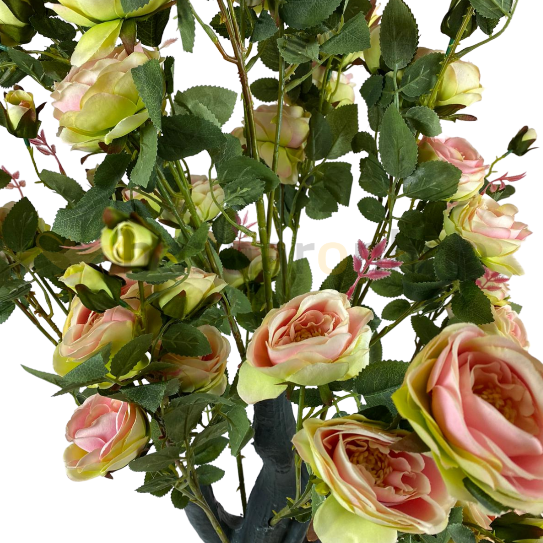 Kunstboom - Rozen - Roze/Geel