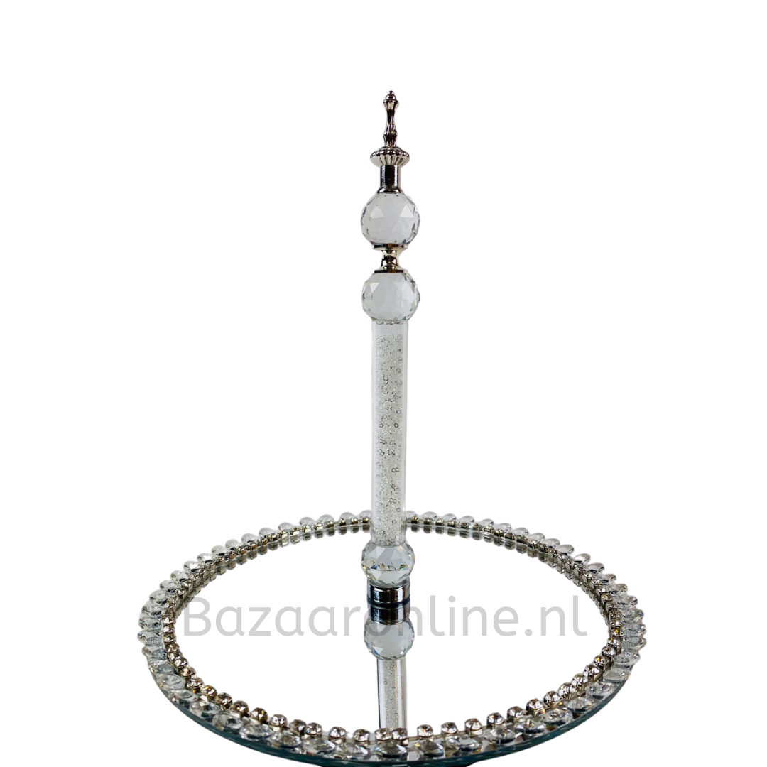 Etagère Royal - 3 delig - incl suikerpotten - Zilver