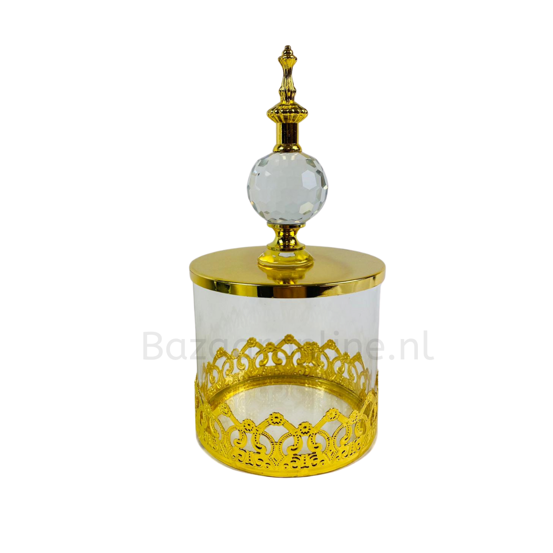 Etagère Royal - 3 delig - incl suikerpotten - Goud