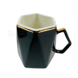 Koffieset - Marion  - Zwart / Goud