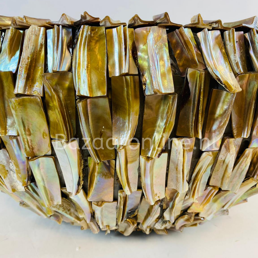 Schelpvaas Ronde Pot 42 cm