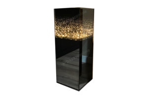 Windlicht Infinity oneindig licht 40 x 90 cm - Antraciet