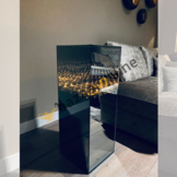 Windlicht Infinity oneindig licht 40 x 90 cm - Antraciet