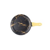 Serveerplank rond Ø20 cm Zwart Goud - Melamine