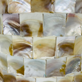 Schelpenvaas Flora - Wit - 90 cm