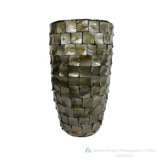 Schelpenvaas Flora - Grijs - 60 cm