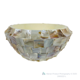 Schelpenpot Flora - Wit - Ø 50 cm - Rond