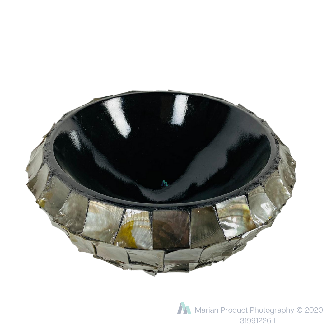 Schelpenpot Flora - Grijs - Ø 50 cm - Rond