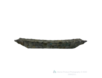 Schelpendienblad Flora - Grijs - 80 cm