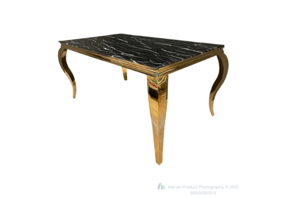 Eettafel Polo Zwart Marmer