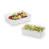 Melamine Schaal rechthoekig  wit - 2 formaten