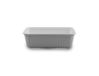 Melamine Schaal rechthoekig  wit - 2 formaten