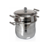 Couscous pan / stoompan 6 liter - Roestvrijstaal - Inductie
