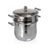 Couscous pan / stoompan 8 liter - Roestvrijstaal - Inductie