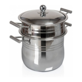 Couscous pan / stoompan 12 liter - Roestvrijstaal - Inductie