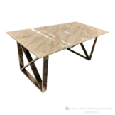 Eettafel Rixos Wit Marmer 180 x 90 cm