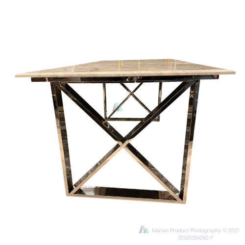 Eettafel Rixos Wit Marmer 180 x 90 cm