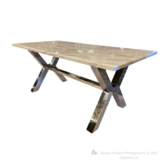 Eettafel magnum Wit Marmer 180 x 90 cm