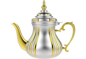 Marokkaanse Theepot Layla Goud - 3 formaten