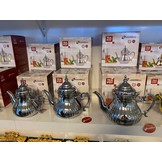 Marokkaanse Theepot Layla Zilver - 3 formaten