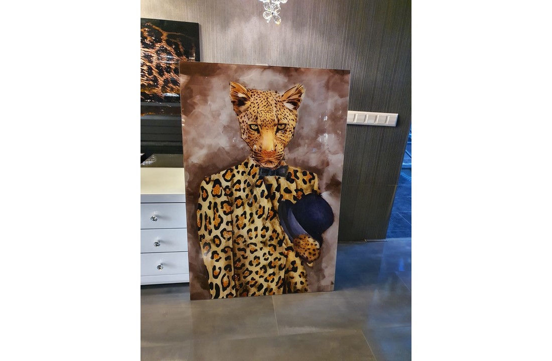 Plexiglas schilderij Pantherman 80x120 cm