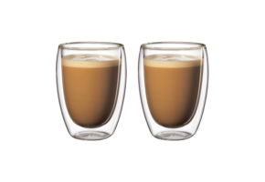 Dubbelwandige glazen 400 ml - 2 stuks