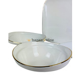 Bricard Evry Serviesset set 25-delig Wit/Goud