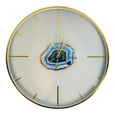 Fugurato Wandklok Epoxy look | Wit | 002