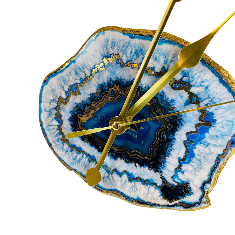 Fugurato Wandklok Epoxy look | Wit | 002