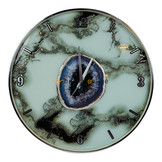 Fugurato Wandklok Epoxy look | Brown Green | 004