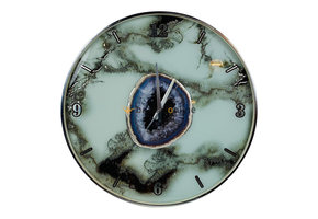 Fugurato Wandklok Epoxy look | Brown Green| 004