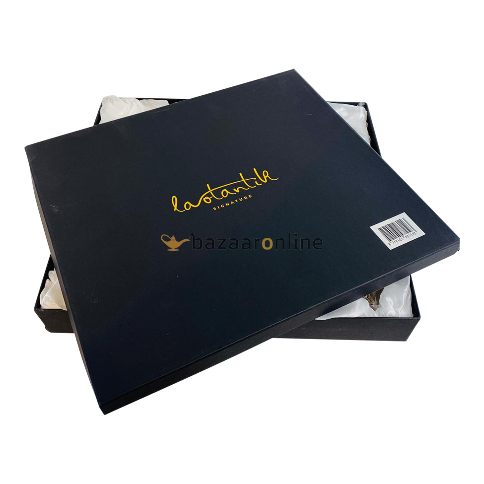 Etagère Unique 2 laags Zwart Goud