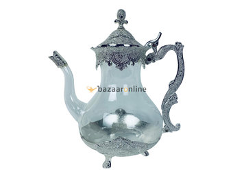 Bricard Theepot Transparant / Zilver