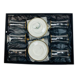 Bricard Sens Theeset | Marmer Grijs 12-delig